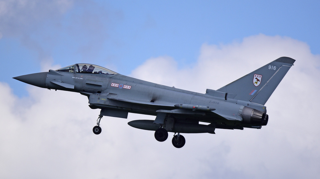 Eurofighter EF2000 Typhoon 916 of the Royal Air Force